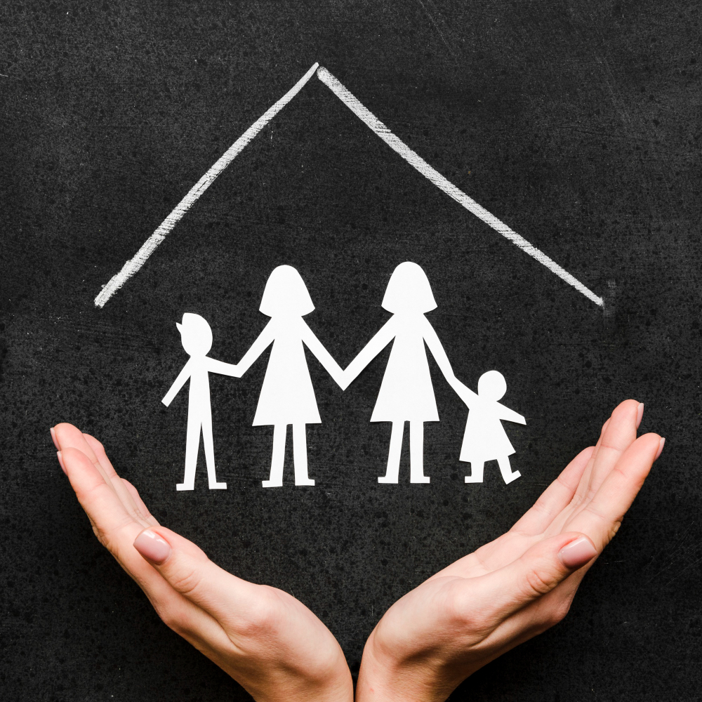 A person thoughtfully reviewing notes with a cup of coffee